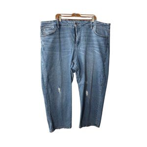 Ankle Length Boyfriend Jeans - Ava Viv - Size 24